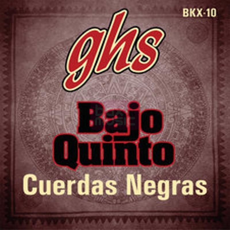 GHS Cuerdas Negras Bajo Quinto Snarenset - 0737681441562
