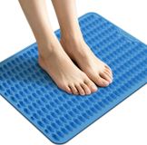 Tapis de massage des pieds acupression, tapis de réflexologie plantaire en silicone, tapis de pied portable pour le soulagement de la fasciite plantaire et la relaxation musculaire