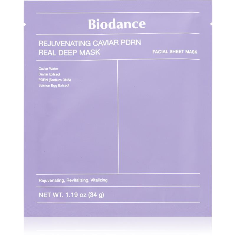 Biodance Rejuvenating Caviar PDRN Real Deep Sheet mask 34 gram