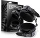 INTOYOU Sapphire Adjustable Handcuffs Vegan Leather Black