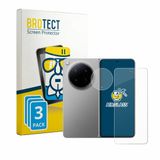 BROTECT Screenprotector 3 Stuks voor Oppo Find N6 (Voor+Camera) Beschermglas Transparant
