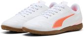 Puma Vitoria II IT Zaalvoetbalschoenen Junior Wit/Oranje Maat 29