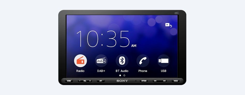 Sony XAV-AX8050D Autoradio - 1 DIN - Bluetooth - CarPlay - Android Auto - 8.95" Display - 220W - Black