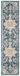 Safavieh Madison Collection Distressed Blue and Light Blue 122 x 183 cm Rug