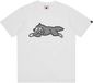 Icecream T-shirt Glitter Running Dog Hommes Coton Blanc XL