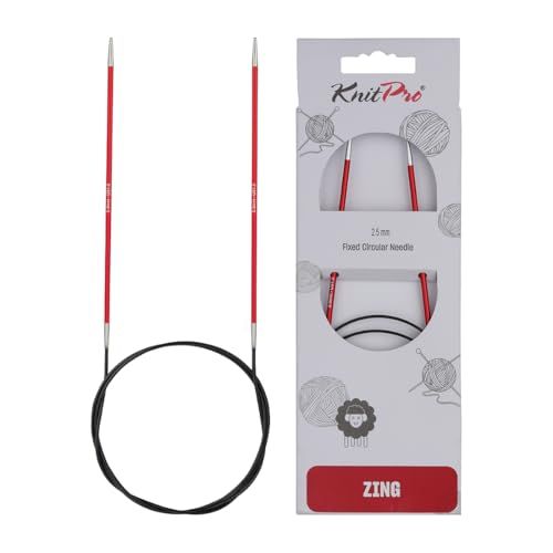 KnitPro Zing rondbreinaalden 80cm 2.50mm