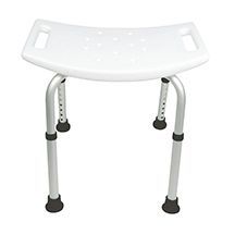 Vitility Douchestoel - Verstelbaar - Anti-slip - Wit