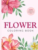 Flower coloring book