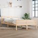 Maison Exclusive - Lit en bois massif sans matelas, 140x200 cm