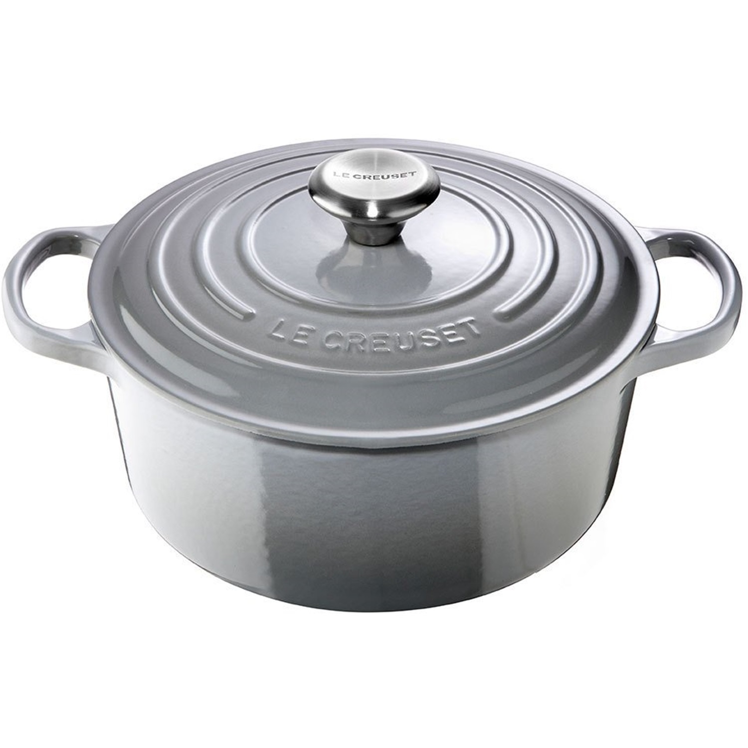 Le Creuset signature braadpan 24cm mist grey