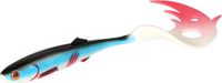 Mikado Snoek Kunstaas 8,5 cm – Softbait met Twisterstaart – 4 Stuks – Snoekbaars – Bleeding Blue