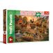 Trefl - Vrienden van het platteland - 100 stukjes - Kleurrijke dierenpuzzel, creatief vermaak, leuk voor kinderen vanaf 5 jaar