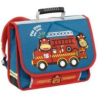 Viquel - Schooltas 35 cm voor jongens - kleuterschool mini brandweer - tas voor school comfort - Blauw
