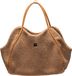 Designed by Lotte Tebby Draagtas Hond - Hondentas - Teddy-stof - Cognac