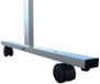 Nobo 1915554 Zwenkwielen Aluminium, Zwart