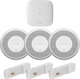 X-Sense XS0F-PMA Slimme rookmelder 230v + RF Module 3-pack met SBS50 Base Station