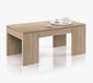 CaliCosy Table basse Kendra L100 cm aspect chêne MDF
