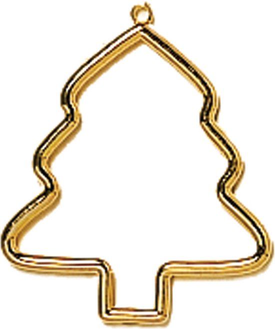 Vervaco Kunststof borduurlijst 9 x 8 cm Goud