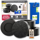 Merkloos Trillingsdemper wasmachine - 4 stuks - Antislip rubberen pads - Met waterpas