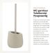 Merkloos / Sans marque Dailygoods WC-garnituur Hoogwaardig Keramiek Zwart