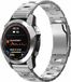 By Qubix Qubix - Titanium schakelband - Zilver - 22mm Quickfit - Geschikt voor Garmin Epix Gen 2 (47mm) / MARQ / Quatix 7 / 6 / 5