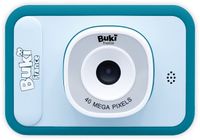 Buki France Buki Kindercamera 40 MP & video 1080p – licht 80 g, display 6 cm, zoom X8, filters – zonder games, siliconen beschermhoes, 16 GB SD-kaart, USB-C – vanaf 4 jaar