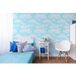 Papier tapet nuages, lisse, imprimé animal, multicolore - 10m x 52cm