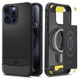 Spigen Rugged Armor Coque - iPhone 15 Pro - Noir
