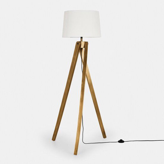 Loberon Vloerlamp Kelvio antiekbrons