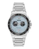Versace Greca Reaction VE5N00226 Horloge - Staal - Zilverkleurig - Ø 43 mm