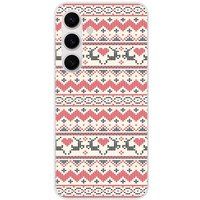 Samsung Galaxy S24 Rendier siliconen hoesje Kersttrui rendier