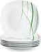 Bol Porseleinen platte borden 6-delige set diameter 24,7 cm aanvulling op het tafelservies dinerborden voor 6 personen VCW-AV6DP borden set