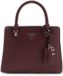 GUESS Noelle II Multi Compartment Satchel Burgundy