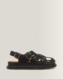 Dr. Martens San Sandales pêcheur cuir noir taille 40