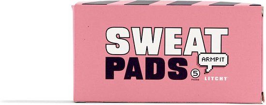 Litchy Sweat Pads - 5 Paar - Wit