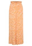 SOAKED IN LUXURY Broek 'Zaya' mandarijn / wit