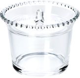 KADAX Suikerpot van glas, kruidenpot met ergonomisch deksel, transparante glazen container voor suiker, kruidenpot met versterkte bodem, suikerschaal met handvat (rond, met ballen)