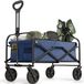 Avalo chariot de transport pliable compact - bleu