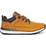 Kappa Monsi Logo Baskets Unisex Volwassenen Geel Tan-Bruin Oak Synthetisch Maat 43