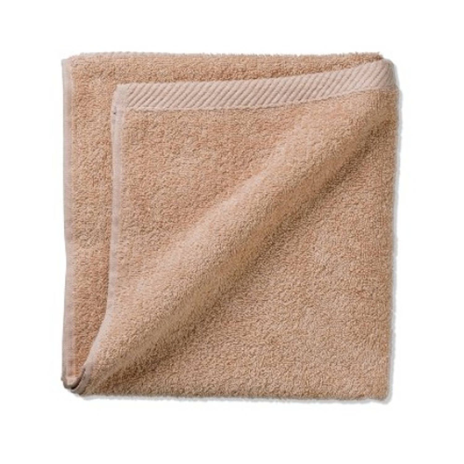 Kela Ladessa Handdoek - 50 x 100 cm - Poeder Roze - Katoen