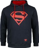 Superman Superman Logo Heren Trui met capuchon - marineblauw - S