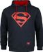 Superman Superman Logo Heren Trui met capuchon - marineblauw - S