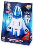 Navette spatiale jouets - Avec astronaute - Son et lumière - 20 x 24 x 9 cm