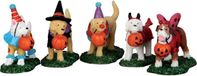 Lemax Trick Or Treating Dogs Set De 5
