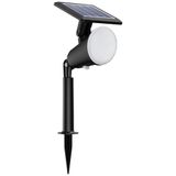 Philips Jivix buitenspot op zonne-energie, 1.4W, 2700K, zwart, IP44 weerbestendig