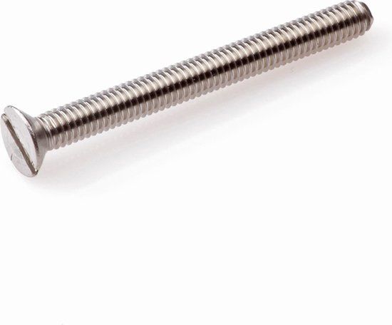 Hoenderdaal Fasteners Hoenderdaal Metaalschroef RVS M5 x 16 mm DIN 963 Verzonken kop 200 stuks
