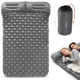HyperMotion Campmat 2 matras voor 2 personen, 190 x 120 cm, grijs
