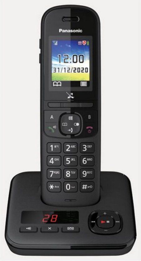 Panasonic KX-TGH720FRB DECT-telefoon met antwoordapparaat - Zwart