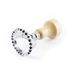 House Collection Deeg- en ravioli-vorm, rond, houten handvat, roestvrij staal, 4,8 cm