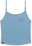 Superdry Athletic Esentials Graphic Cami Mouwloos T-shirt Blauw S Vrouw